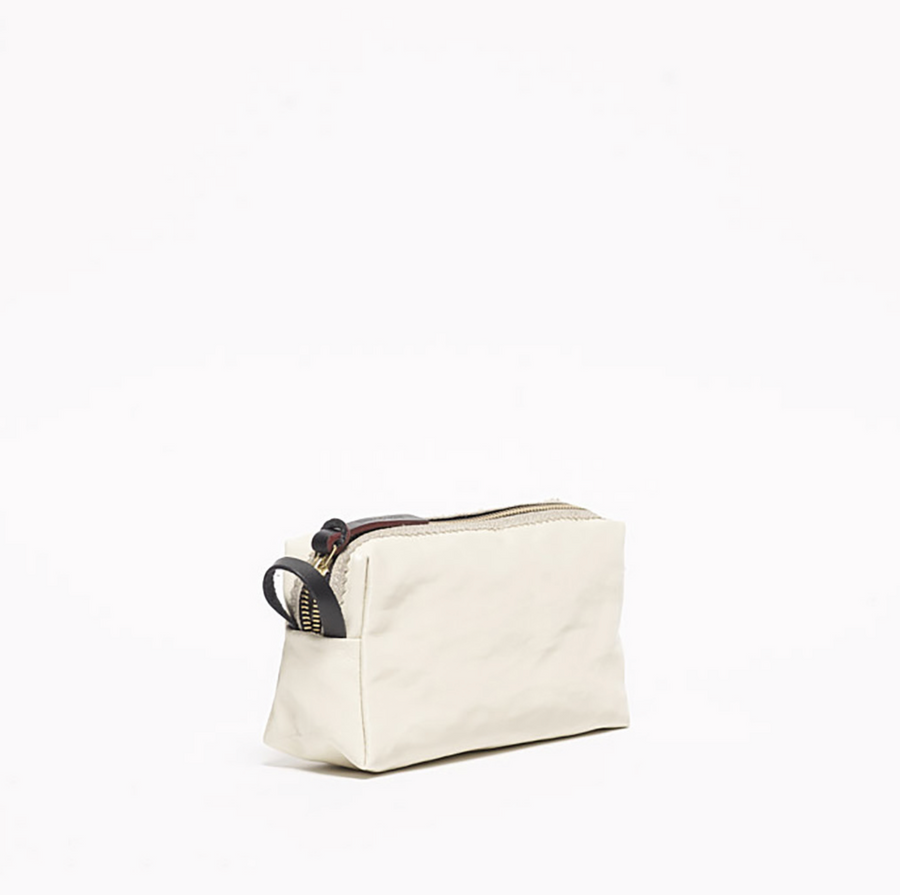 Jack Gomme Atelier Linen BLUSH Cosmetic Case Crema - Big Bag NY