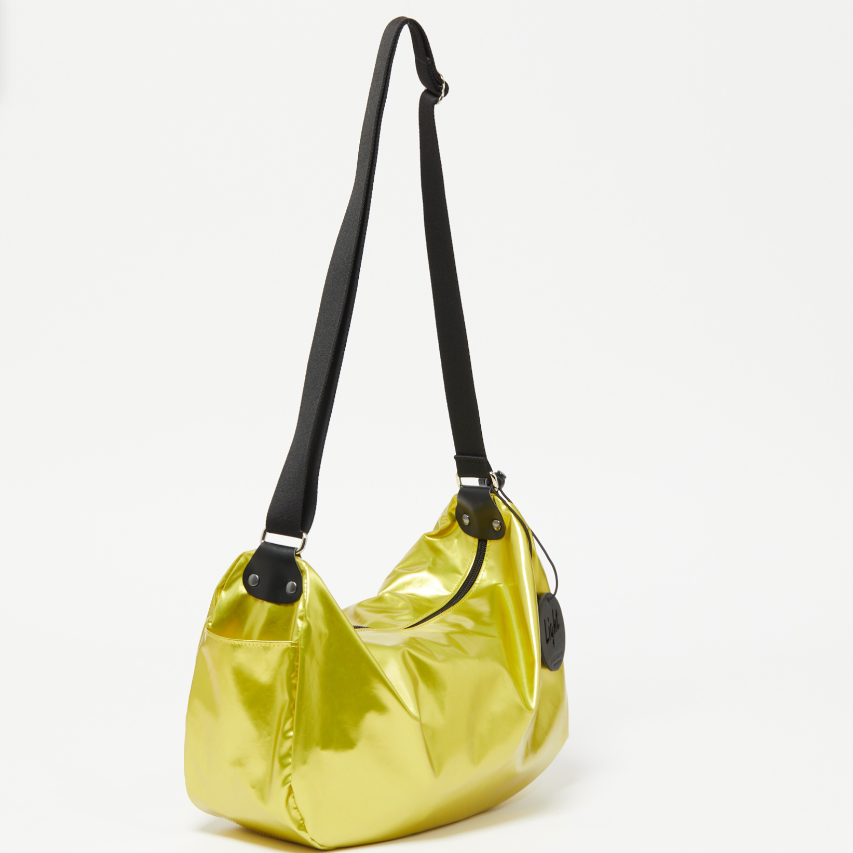 Jack Gomme Original Light Vegan LIRIS crossbody shoulder bag Citron - Big Bag NY 24E1215.LV01A-2250