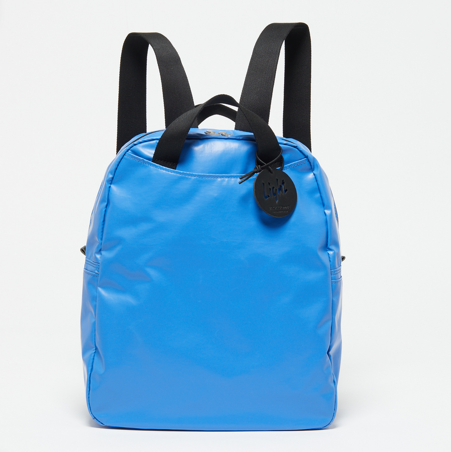 Jack Gomme Original Light LAMI Backpack Bleu Blue - Big Bag NY