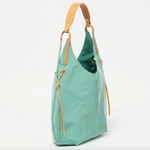 SAND Tote Premium Light in Coated Linen in Sauge  sage - Big Bag NY