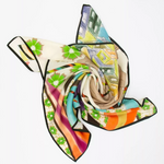 Storiatipic Yvone Silk Scarf BEIGE - Big Bag NYC