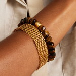 Dean Davidson Nomad Beaded Bracelet in Tiger's Eye - Big Bag NY