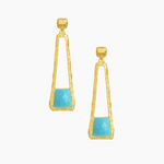 Dean Davidson Nomad Mini Gemstone Drop Earrings in Turquoise - Big Bag NY