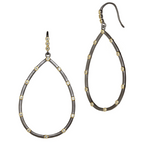 Freida Rothman Signature Bezel Teardrop Earrings - Big Bag NY