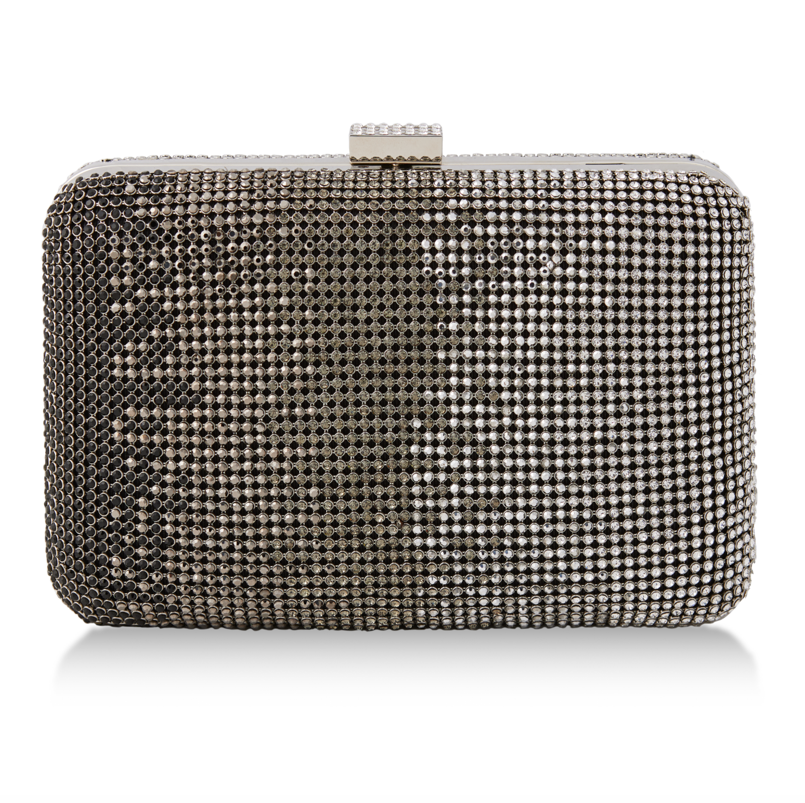 Whiting and Davis Harlow Crystal Ombre Minaudiere Bag - Big Bag NY