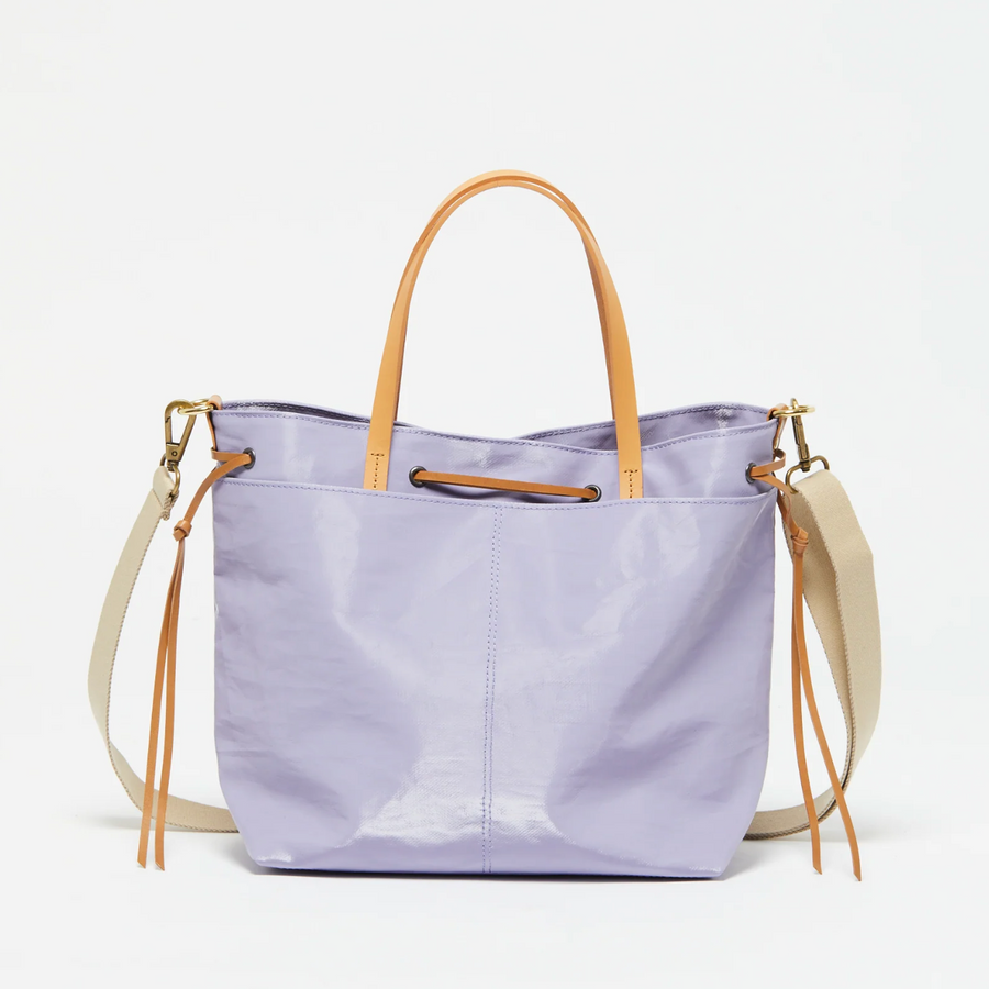 Jack Gomme EMY Linen Tote Bag Coated Linen Lavender - Big Bag NY