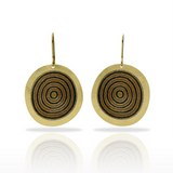 Australia Gold Plated Small Circle Earrings