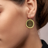 Australia Gold Plated Small Circle Earrings