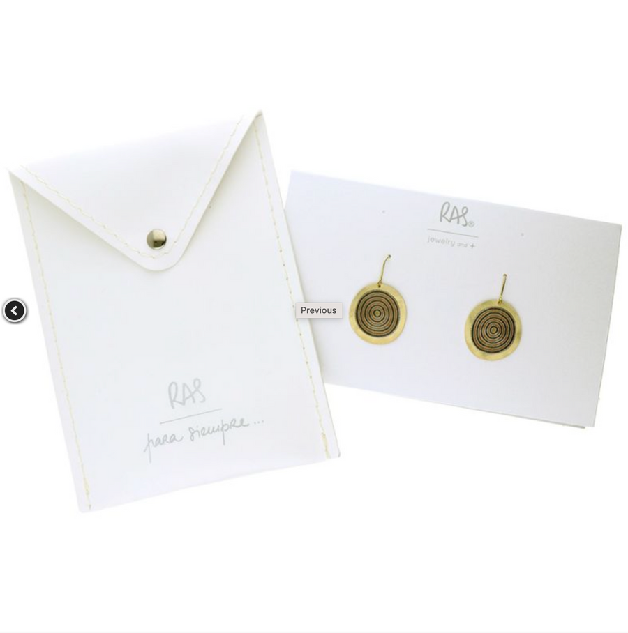 Australia Gold Plated Small Circle Earrings