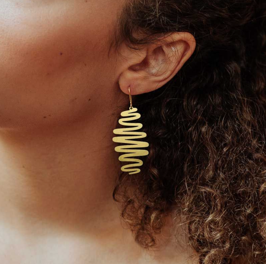 Cintas Gold Plated Earrings