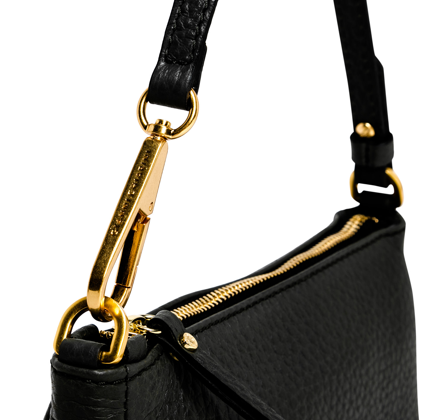 Gianni Chiarini Small Brooke Shoulder Bag Nero - Big Bag NY