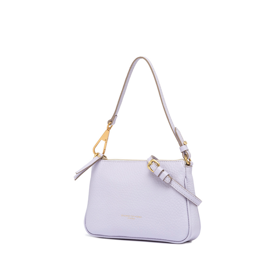 Gianni Chiarini Small Brooke Shoulder Bag Lilac - Big Bag NY