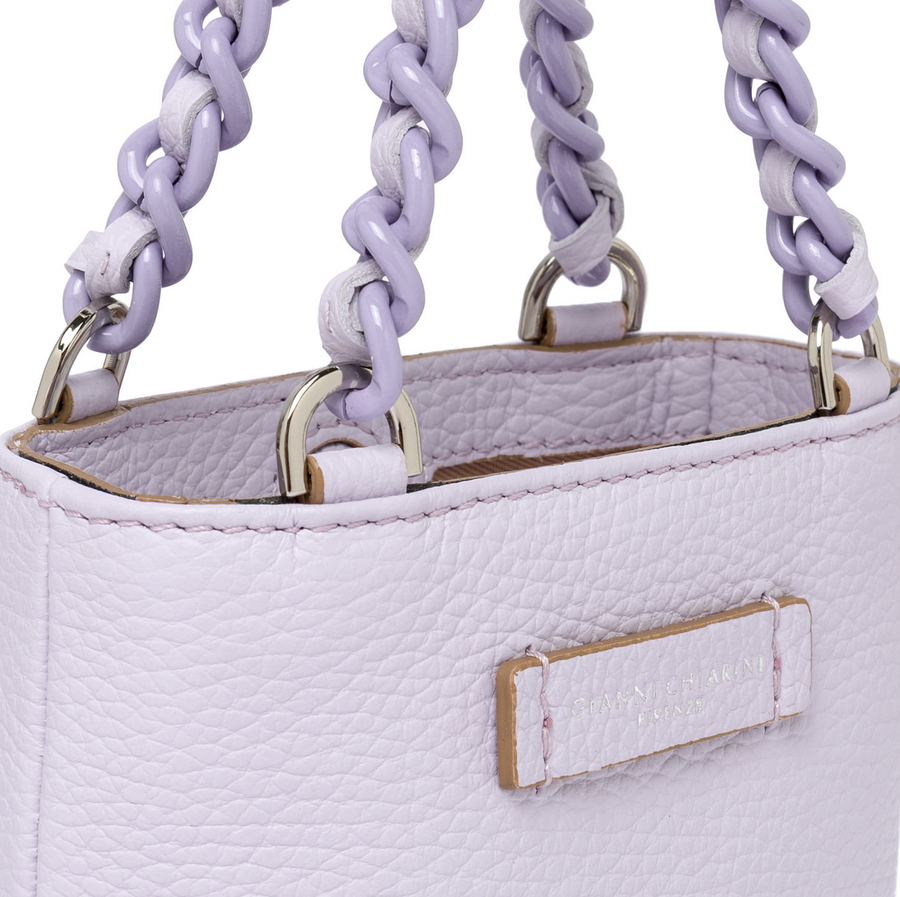 Gianni Chiarini Camilla Leather Mini Bag Lilac - Big Bag NY