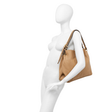 Gianni Chiarini Leila Double Strap Shoulder Bag Nature - Big Bag NY