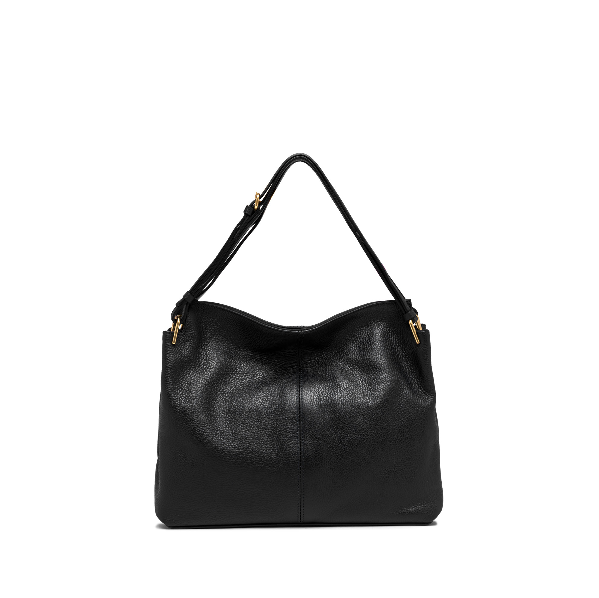 Gianni Chiarini Leila Double Strap Shoulder Bag Nero - Big Bag NY