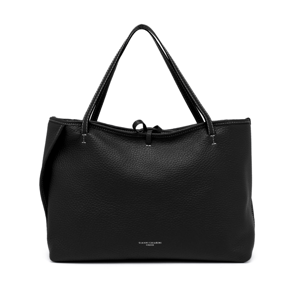 Gianni Chiarini Large Ray Tote bag Black Nero - Big Bag NY