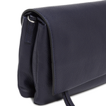 Gianni Chiarini Flap Shoulder Bag Navy - Big Bag NY