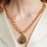 New Signature Collar Necklace in Labradorite