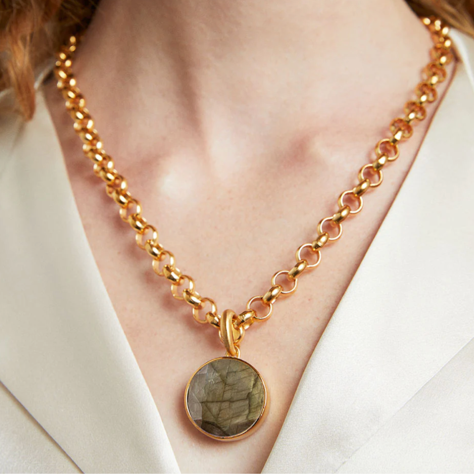 Dean Davidson New Signature Collar Necklace Labradorite - Big Bag NY