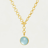 Dean Davidson New Signature Collar Necklace in Iridescent Sky Blue - Big Bag NY