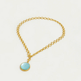 Dean Davidson New Signature Collar Necklace in Iridescent Sky Blue - Big Bag NY