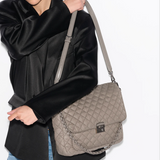 MZ Wallace Large Crosby Lock Crossbody Morning Dove - Big Bag NY