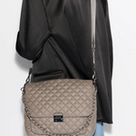 MZ Wallace Large Crosby Lock Crossbody Morning Dove - Big Bag NY