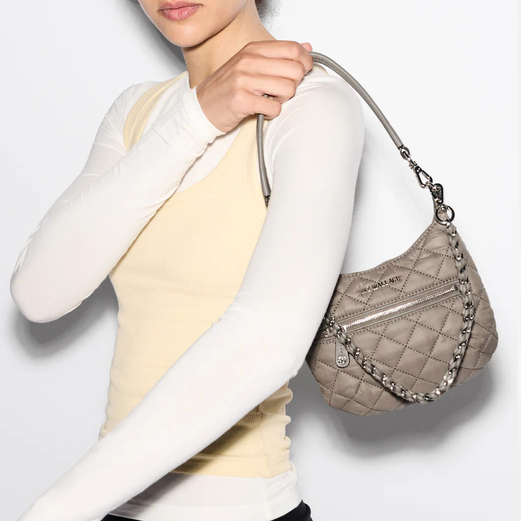 MZ WALLACE Mini Crosby Sienna Shoulder Bag - Big Bag NY