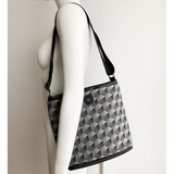 Pocket Shoulder SD Bag in Geometric Print
