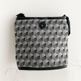 Pocket Shoulder SD Bag in Geometric Print