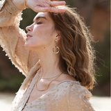 Carla Three Interlocking Rings Earrings