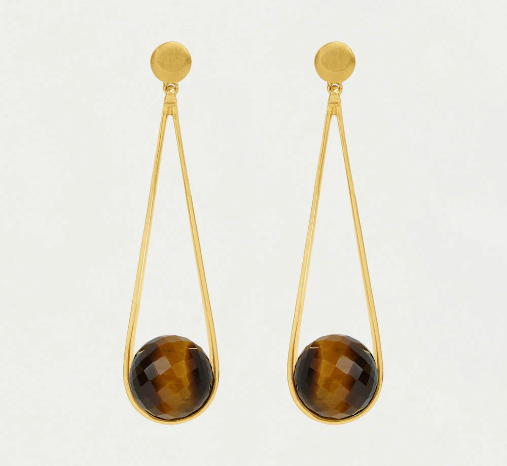 Dean Davidson Ipanema Drop Earrings Tiger's Eye - Big Bag NY