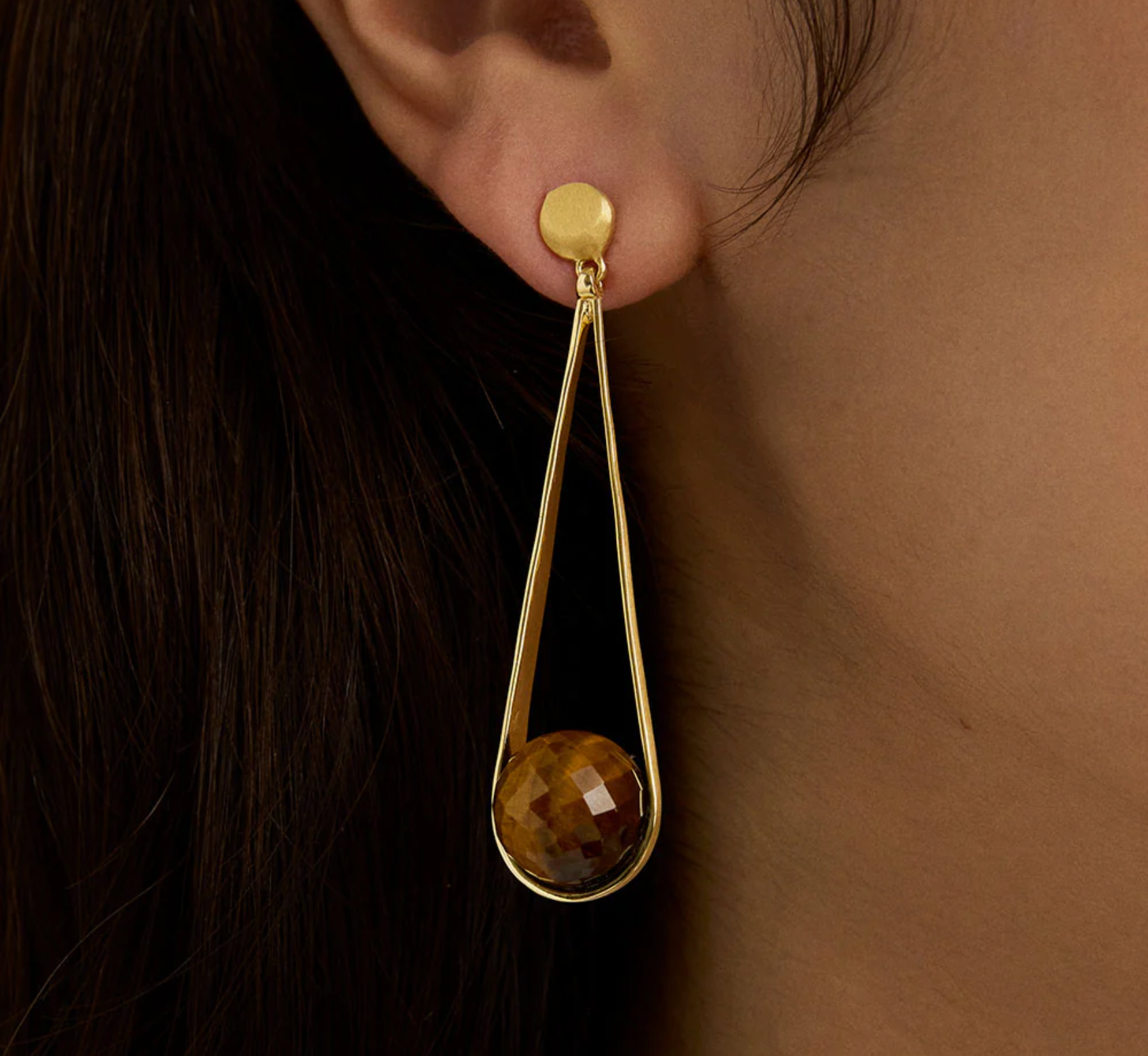 Dean Davidson Ipanema Drop Earrings Tiger's Eye - Big Bag NY