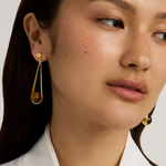 Dean Davidson Ipanema Drop Earrings Tiger's Eye - Big Bag NY