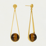 Dean Davidson Ipanema Drop Earrings Tiger's Eye - Big Bag NY