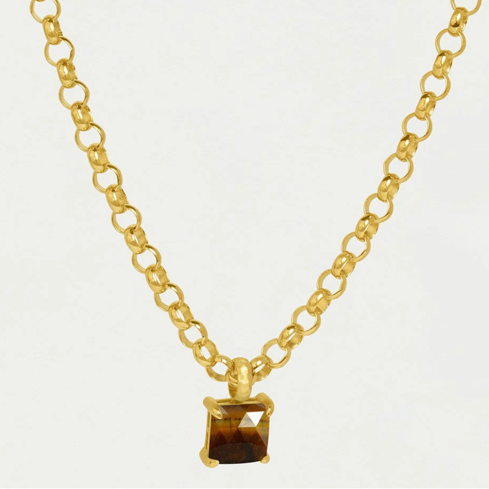 Dean Davidson Nomad Tiger's Eye Statement Collar - Big Bag NY
