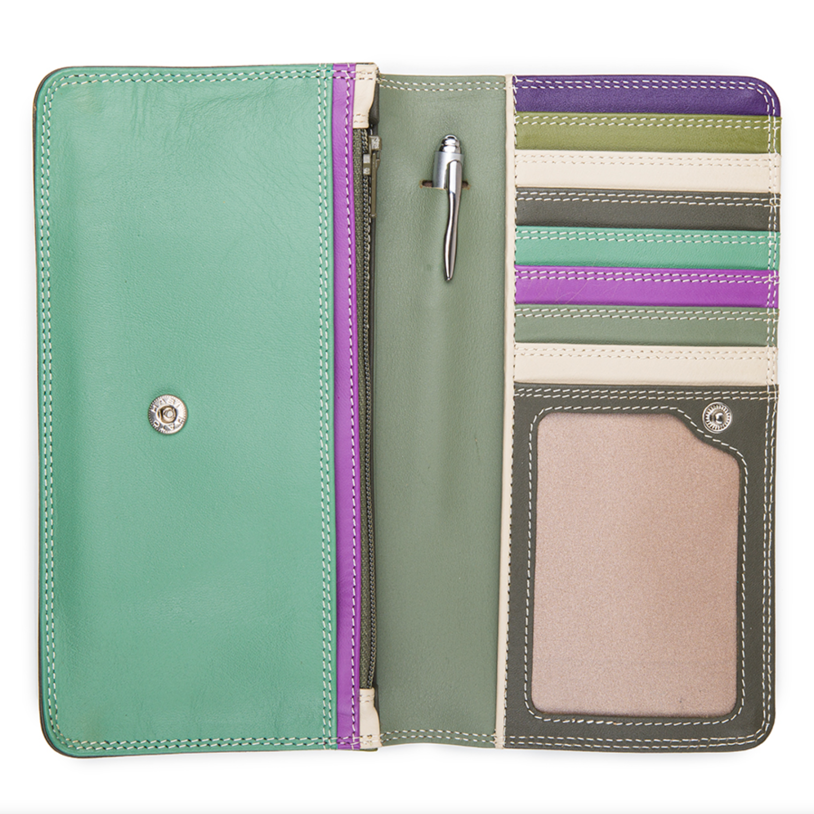 Mywalit Medium Matinee Wallet in Orchid - Big Bag NY