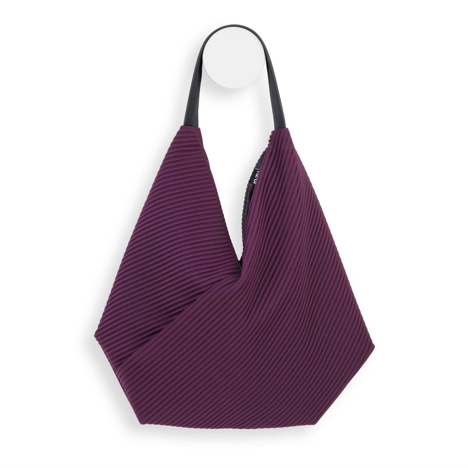 InZu Bevel Tote in Burgundy - Big Bag NY