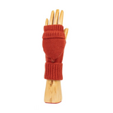 Cashmere and Wool Fingerless Glove with Hood