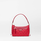 MZ WALLACE Small Park Shoulder Bag in Apple Red - Big Bag NY