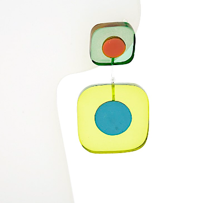 Miravidi OLAHO Earrings Patine - Big Bag NY