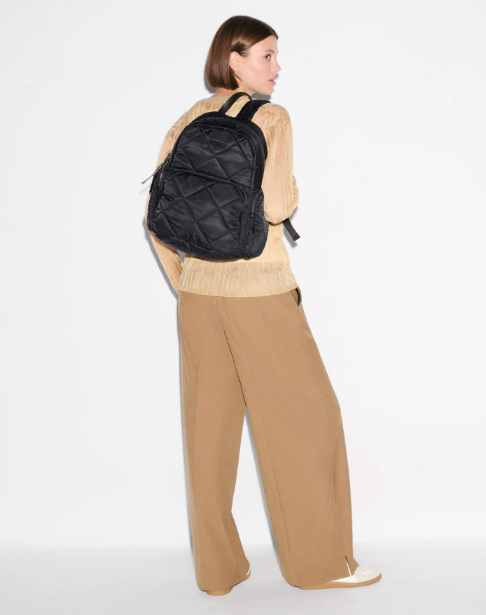 MZ Wallace Madison Backpack in Black - Big Bag NY