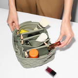 MZ WALLACE Metro Accordion Cosmetic Case in Agave - Big Bag NY