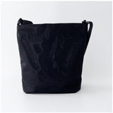 Pochette Square DEEP in Black Swim Mesh