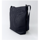 Pochette Square DEEP in Black Swim Mesh