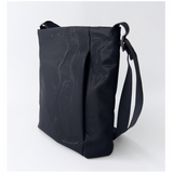 Pochette Square DEEP in Black Swim Mesh