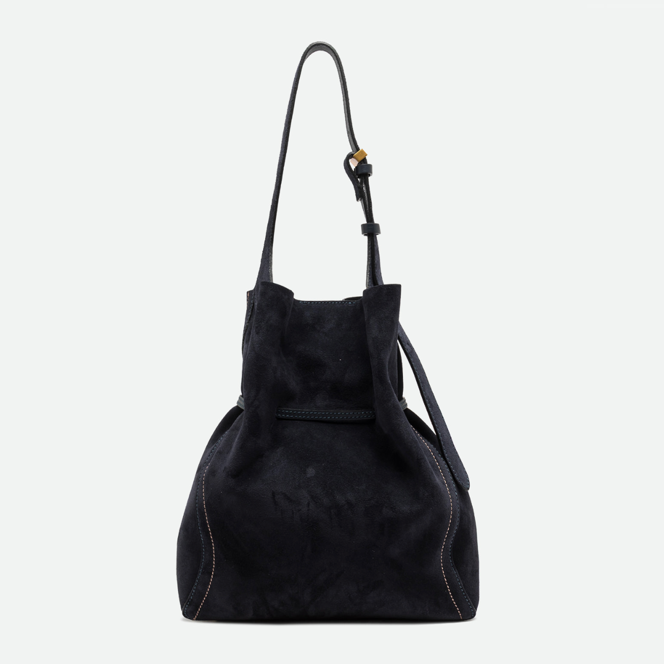 Gianni Chiarini Sienna Suede Tote Bag in Navy  - Big Bag NY