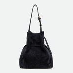 Gianni Chiarini Sienna Suede Tote Bag in Navy  - Big Bag NY