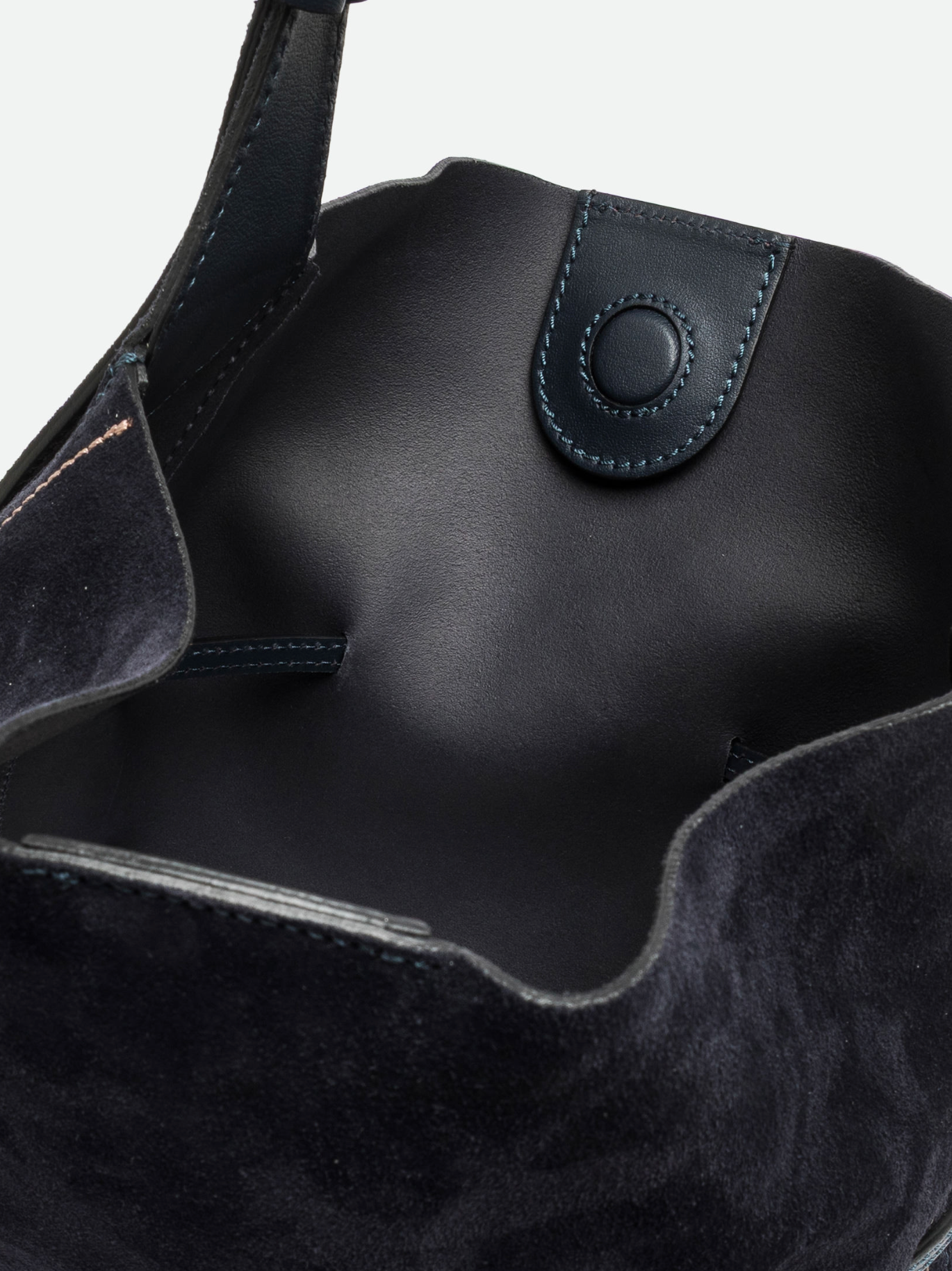 Gianni Chiarini Sienna Suede Tote Bag in Navy  - Big Bag NY