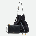 Gianni Chiarini Sienna Suede Tote Bag in Navy  - Big Bag NY